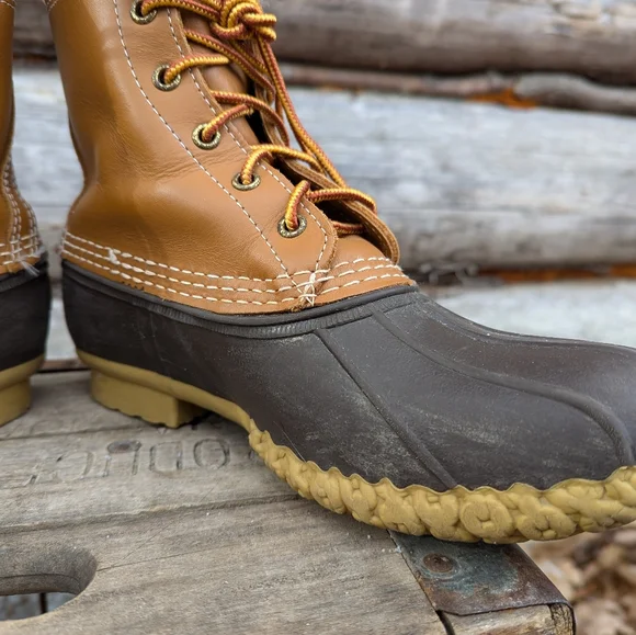 LL Bean Duck Bean Boots. Made in Maine USA. Women's Size 8 Missing insoles? - Picture 4 of 8